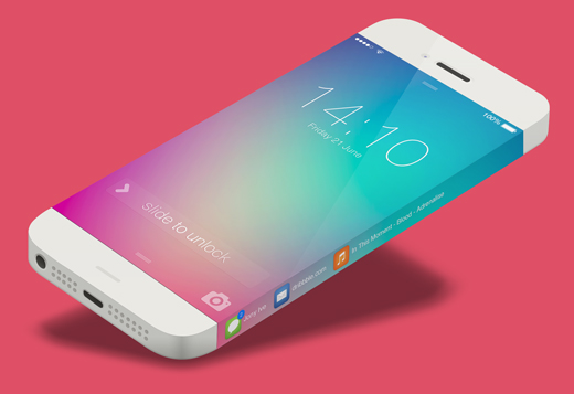 iPhone 6 Concept - http://www.pcadvisor.co.uk/news/mobile-phone/3436742/iphone-6-release-date-price-specs-new-features-leaked-photos-uk/